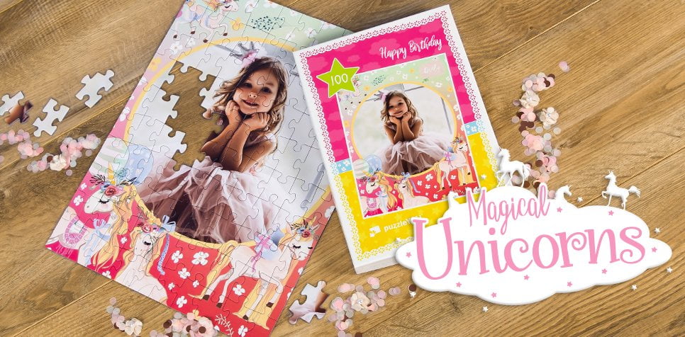 Magical unicorns and you on a puzzle