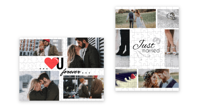 Create a collage as gift for your boyfriend or girlfriend