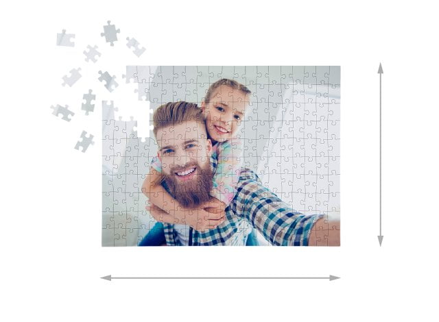 200 pieces photo puzzle: Size of the assembled puzzle