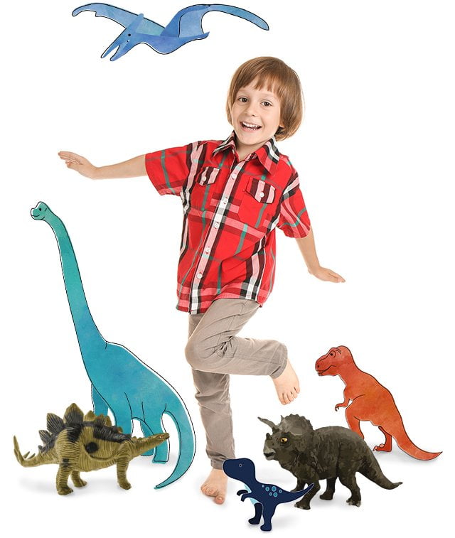 huge dinosaurs & your child