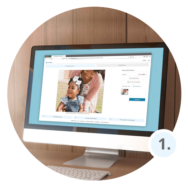 How to make personalized photo puzzle - Step 1