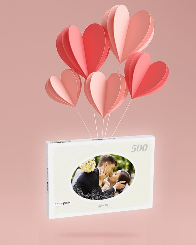 Photo puzzle with your wedding pictures