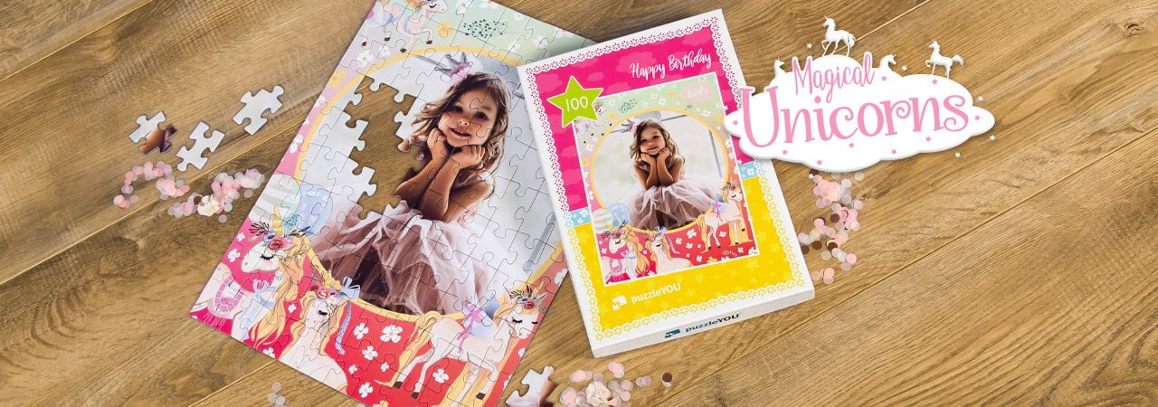 Magical unicorns and you on a puzzle
