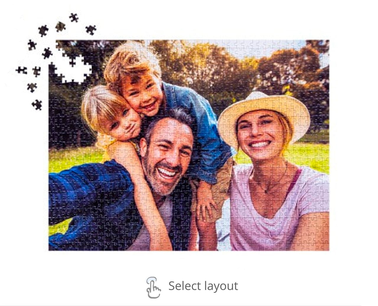 single horizontal image template